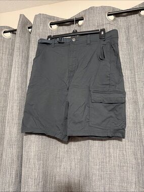 Men's Cargo Shorts in Gray — Utility Pocket Design